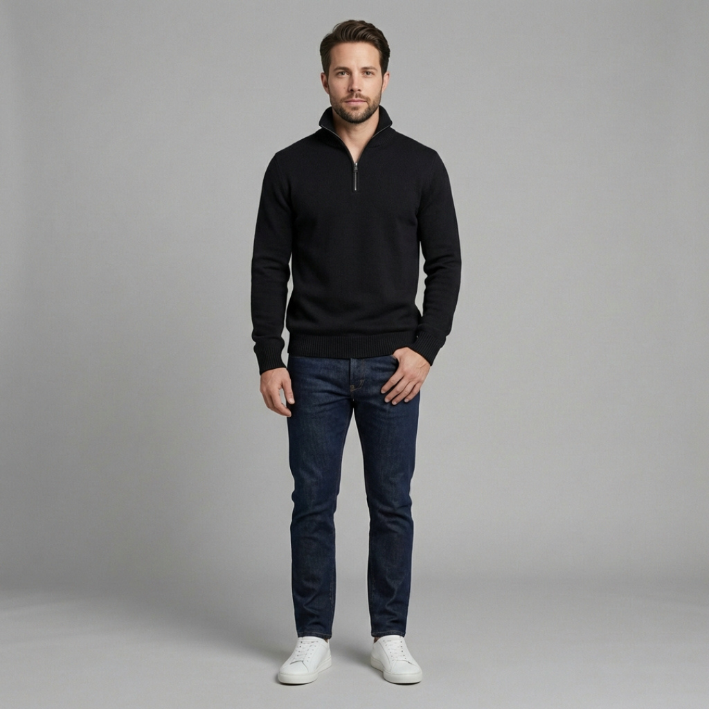 Valerio – Sweter Half Zip