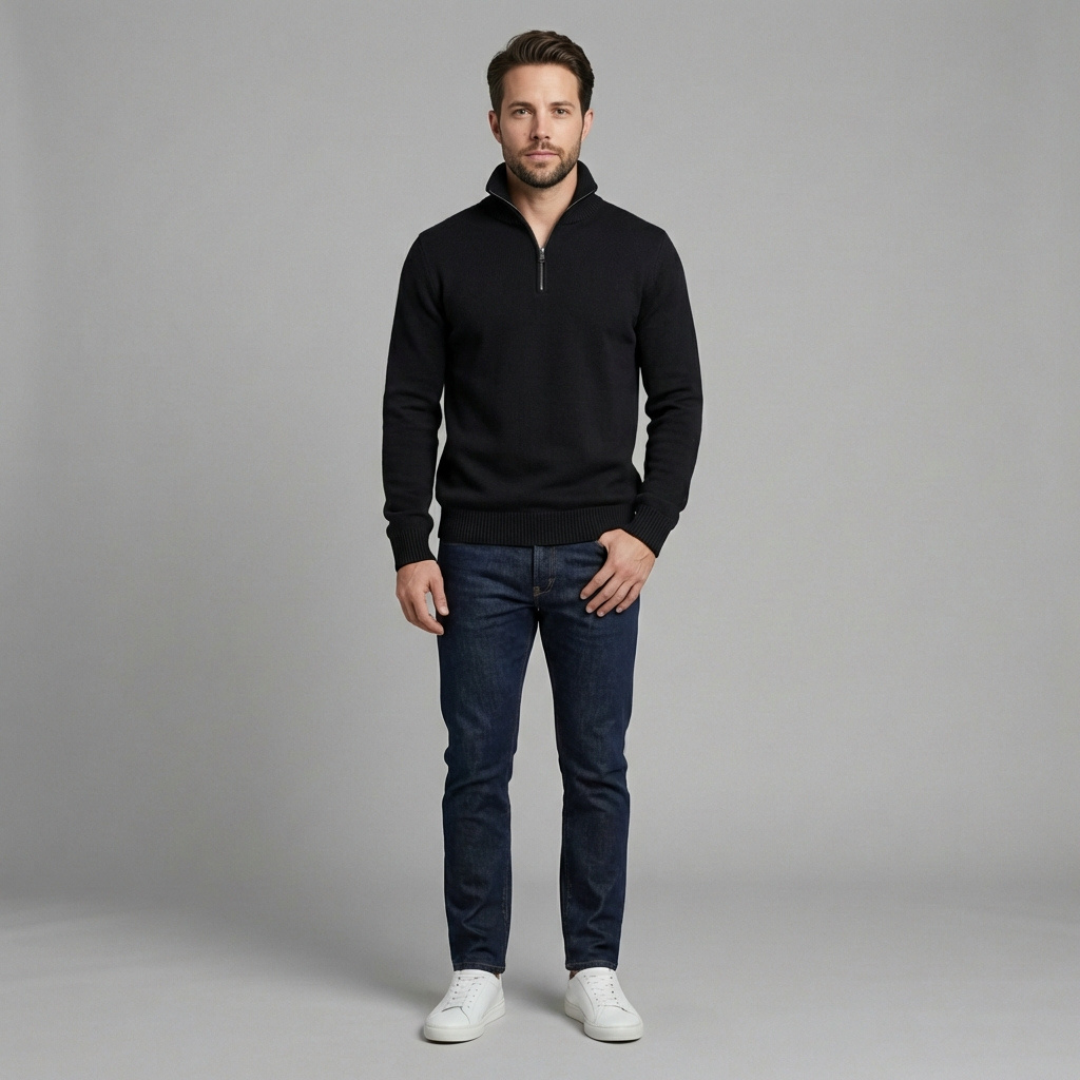 Valerio – Sweter Half Zip