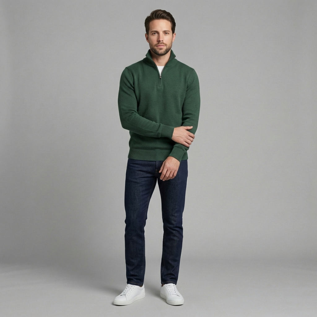 Valerio – Sweter Half Zip
