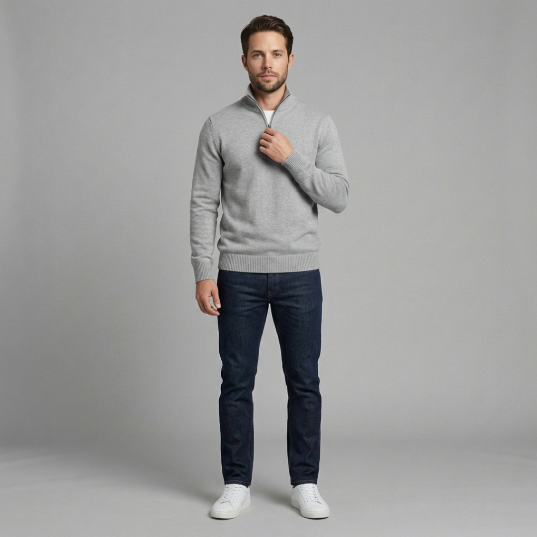 Valerio – Sweter Half Zip