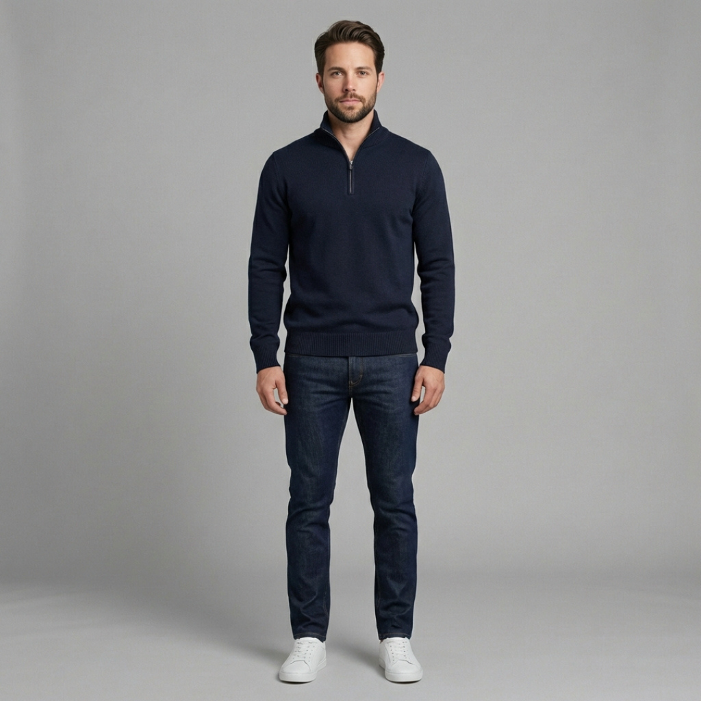 Valerio – Sweter Half Zip