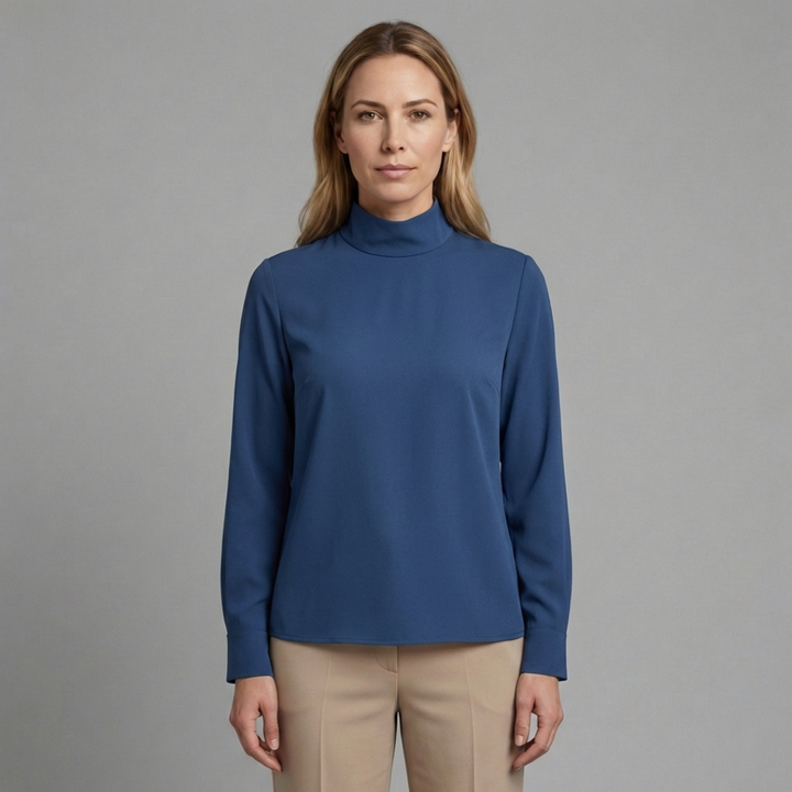 Elena - Elegancka bluzka z golfem
