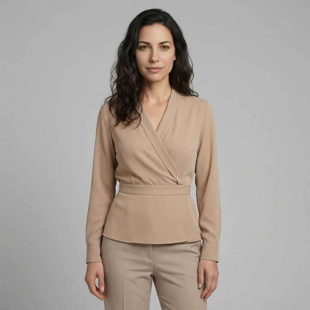 Sienna - Elegancka bluzka kopertowa