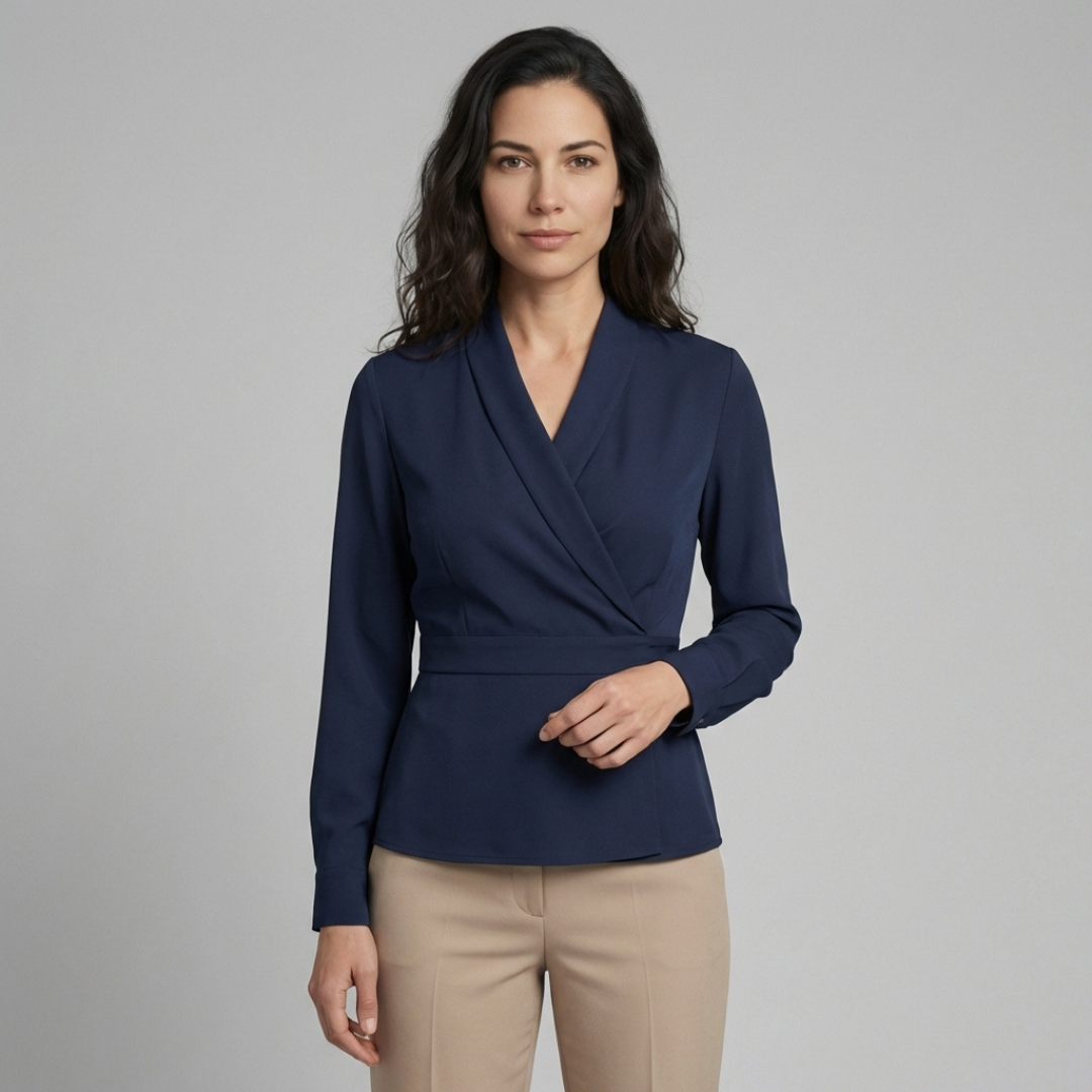 Sienna - Elegancka bluzka kopertowa