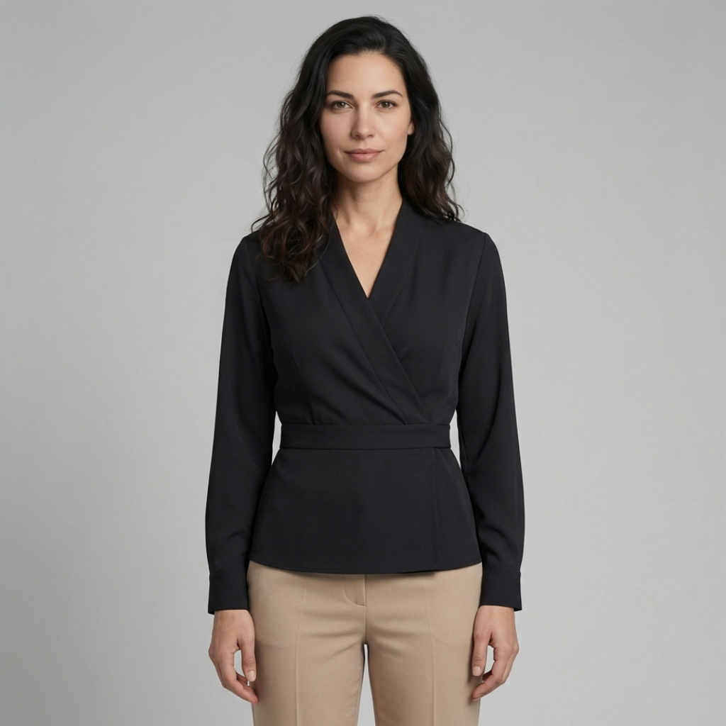 Sienna - Elegancka bluzka kopertowa