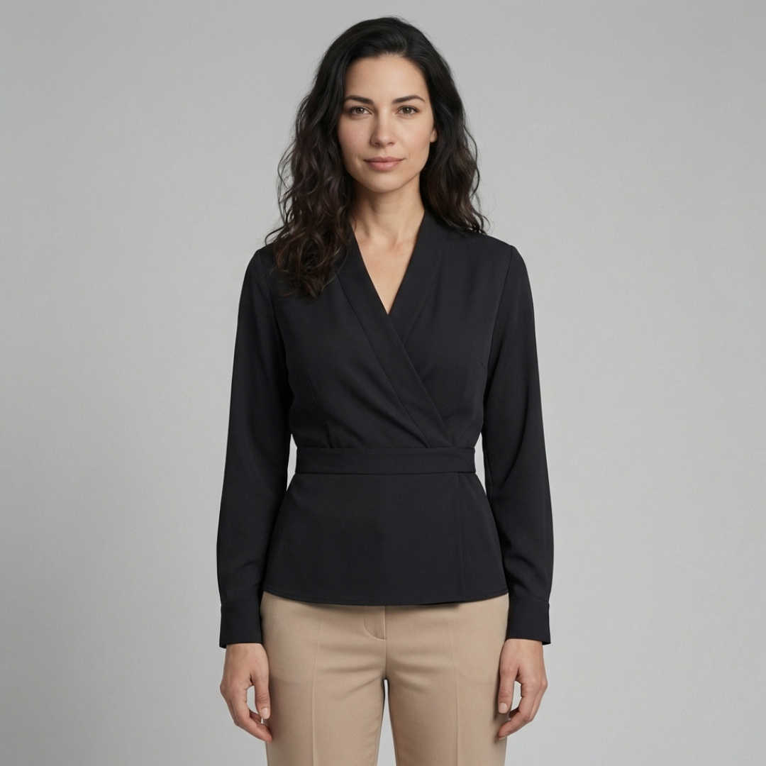 Sienna - Elegancka bluzka kopertowa