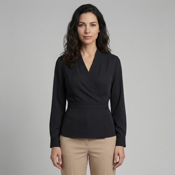 Sienna - Elegancka bluzka kopertowa