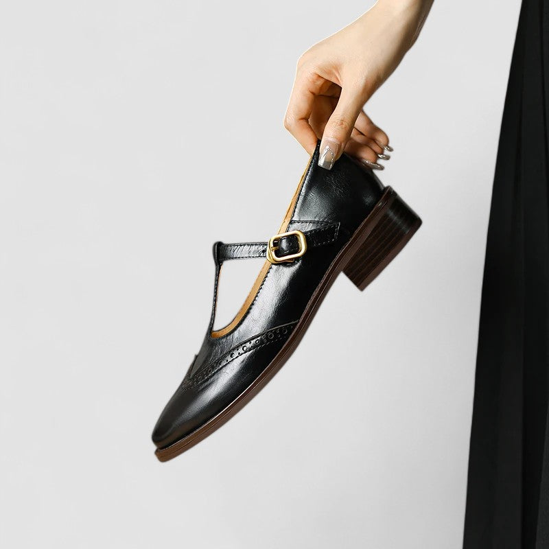 Maja | Damskie Buty Mary Jane Klasyczne 4