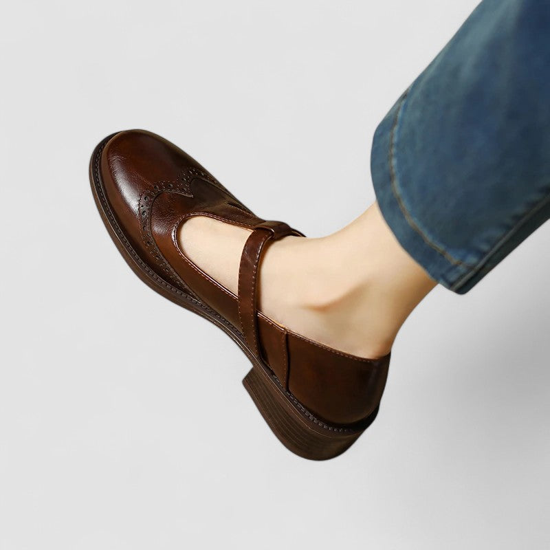 Maja | Damskie Buty Mary Jane Klasyczne 8