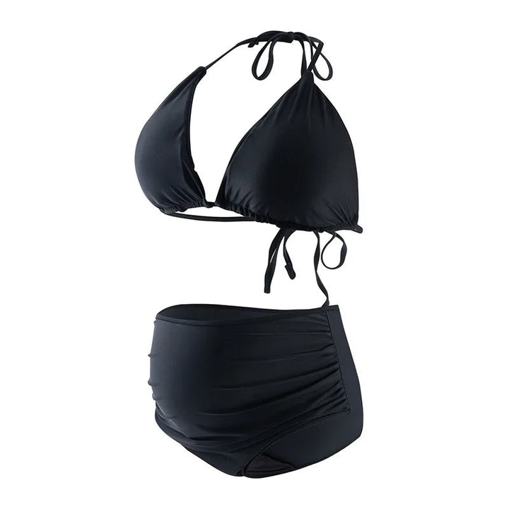 absorberende zwemkleding voor menstruatie met hoge taille
